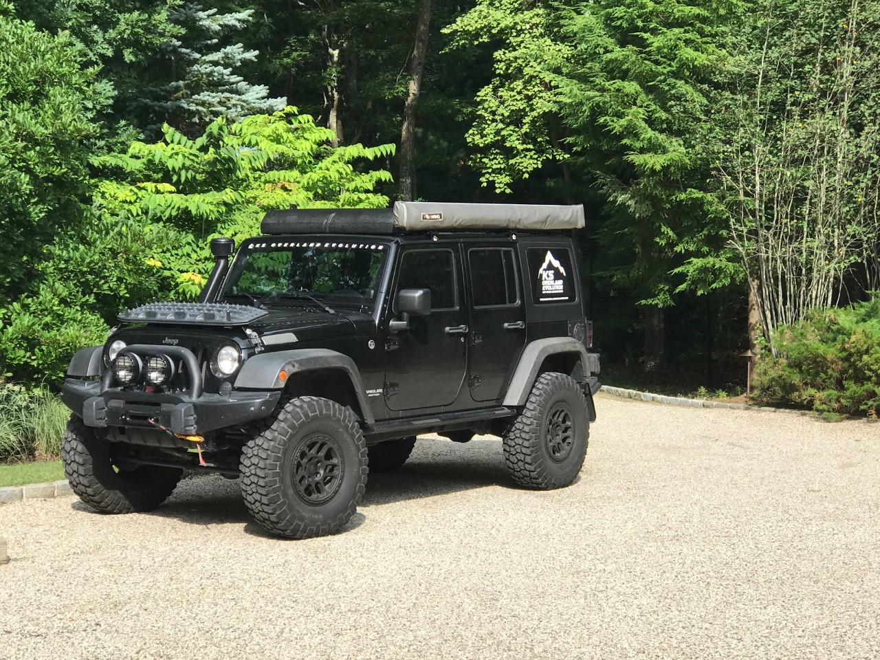 JK Wrangler Hood bracket for Maxtrax - KS Overland Evolution | Off Road ...