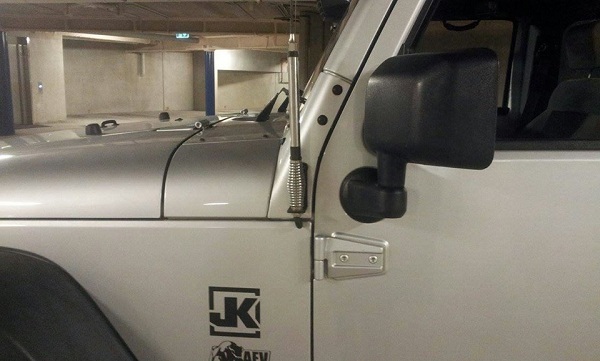 Jeep JK Antenna Bracket - KS Overland Evolution | Off Road Accesories